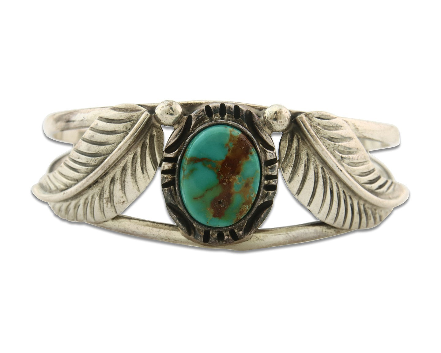 Vintage Navajo Bracelet 925 Silver Turquoise Tranditional Handmade Signed Gecko