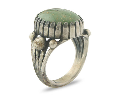 Vintage Ring 925 Sterling Authentic Turpen's Pawn Vault Turquoise Size 11.5