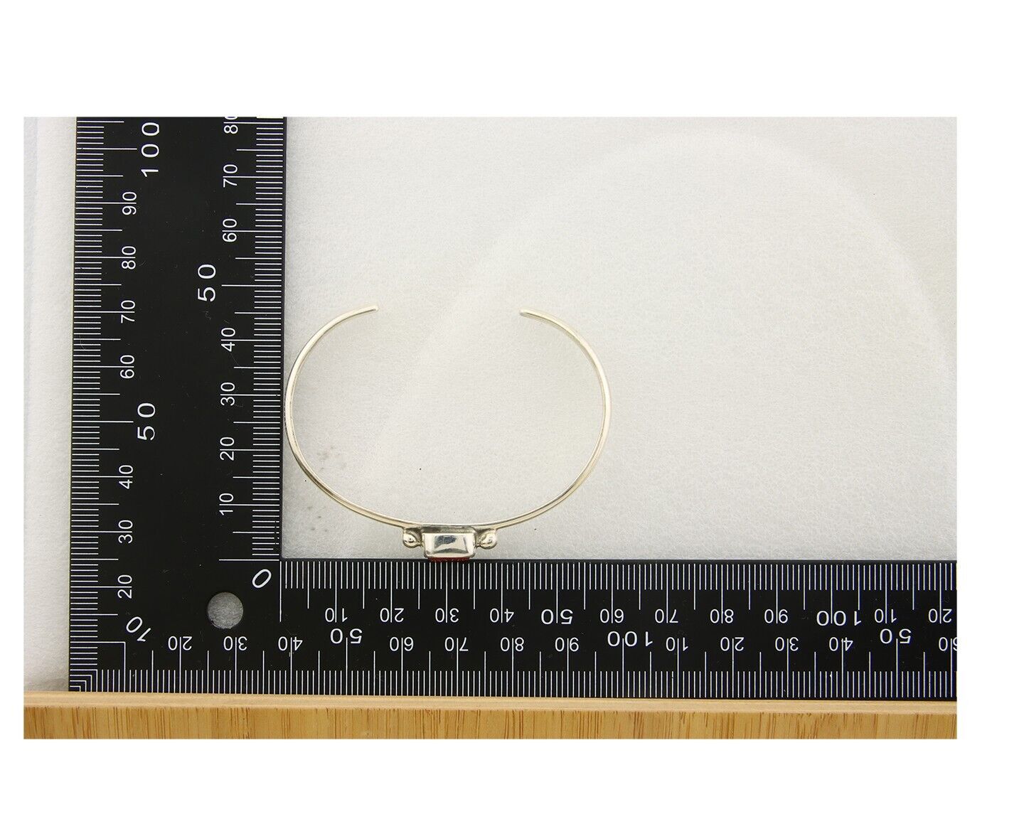 Navajo Bracelet .925 Silver Mediterranean Red Coral Cuff Native Artist C.80's