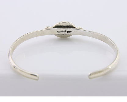 Navajo Bracelet 925 Silver Natural Turquoise Native American Artist C.80's