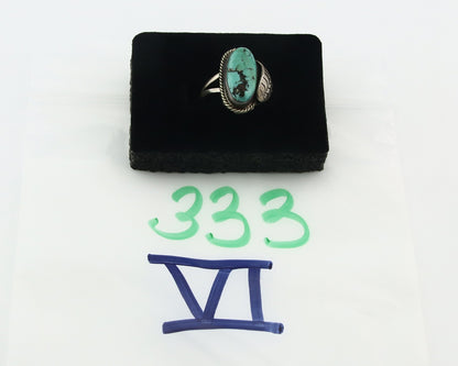 Vintage Navajo Ring 925 Sterling Silver Turquoise Handmade Size 6.5