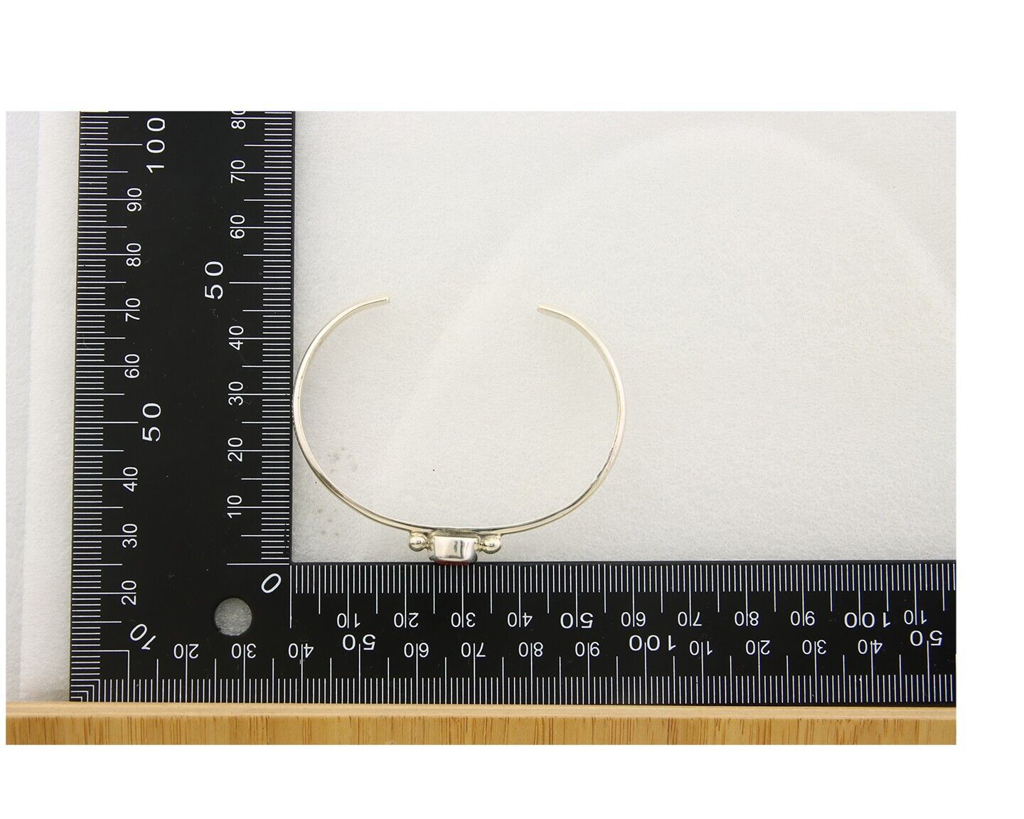 Navajo Bracelet .925 Silver Natural Red Coral Cuff Native American Artist C.80's