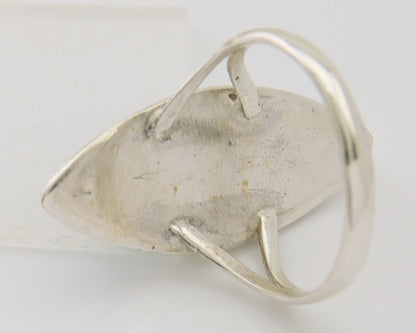Navajo Ring 925 Silver Turquoise Shell Onyx Spiney Oyster Native Artist C80's