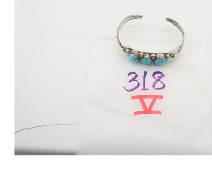 Vintage Navajo Bracelet 925 Silver Turquoise Traditional Handmade Authentic
