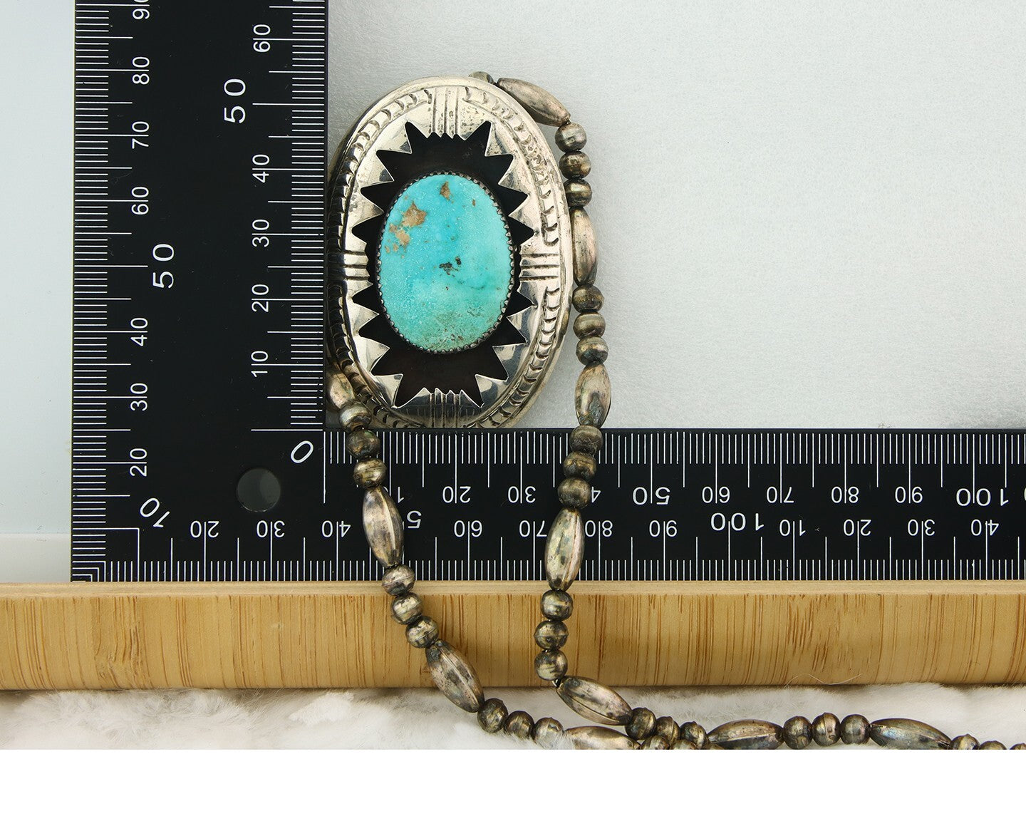 Navajo Sterling Silver Necklace Pendant Handmade Authentic Vintage