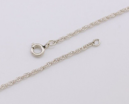 Navajo Turquoise Handmade Necklace 925 Silver Artist Signed PM C.80s