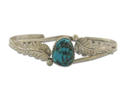 Vintage Navajo Bracelet 925 Silver Turquoise Traditional Handmade Authentic