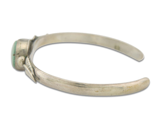 Vintage Navajo Bracelet 925 Silver Turquoise Traditional Handmade Authentic