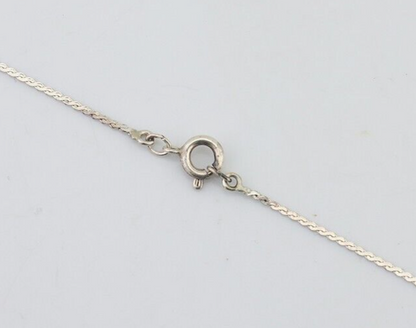 Navajo Necklace 925 Silver Natural Turquoise Signed Tom Willeto C.80s