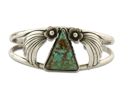 Vintage Navajo Bracelet 925 Silver Turquoise Handmade Authentic Native Artist