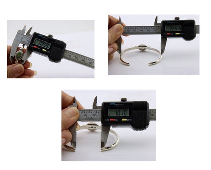 Navajo Bracelet 925 Silver Natural Turquoise Native American Artist C.80's