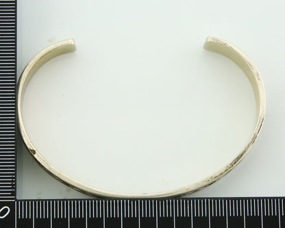 Navajo Bracelet 925 Silver Handmade Cuff Artist Signed Troy Laner C.80's