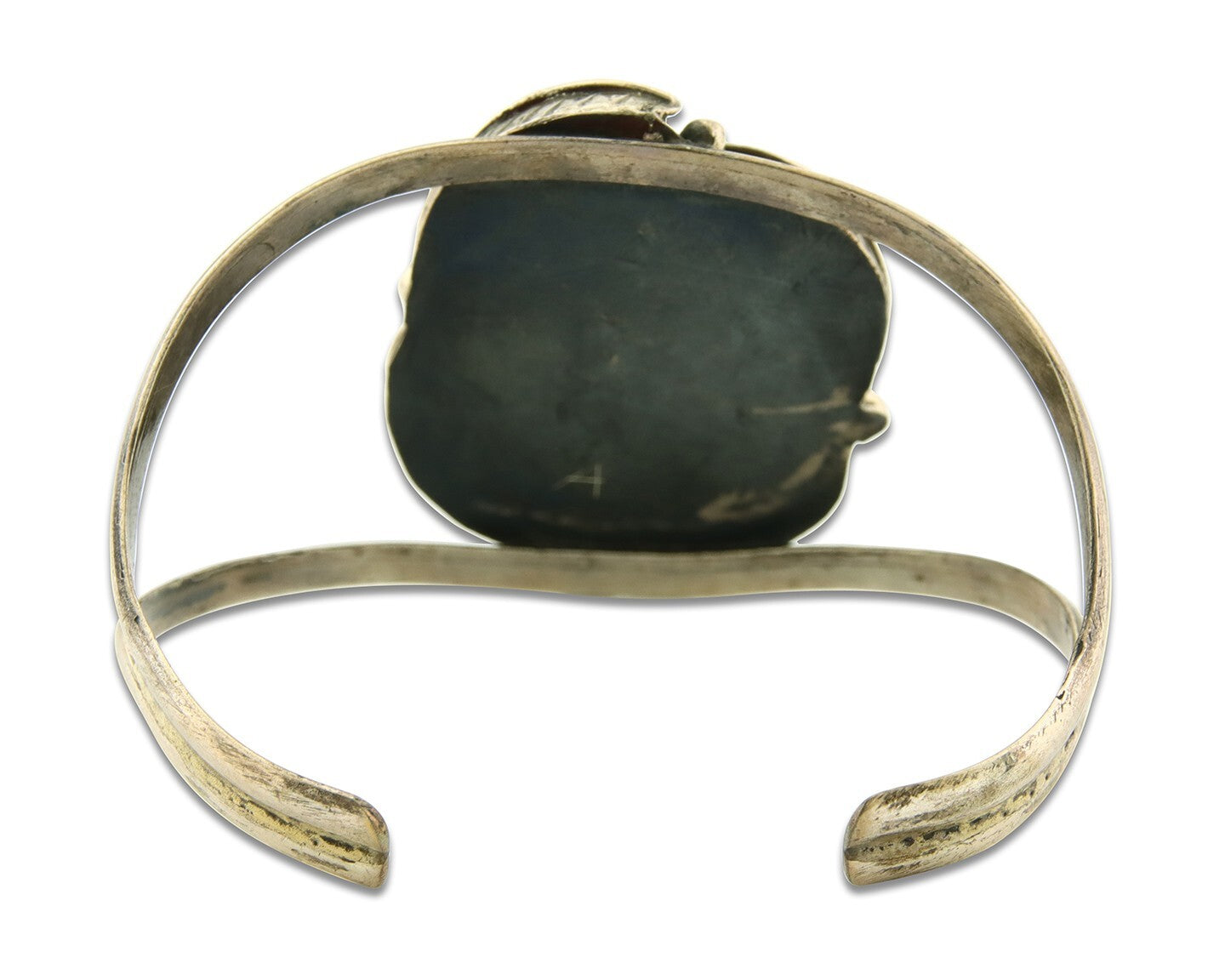 Vintage Navajo Bracelet 925 Silver Natural Aqua Turquoise Native American Artist