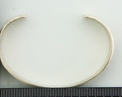 Navajo Bracelet 925 Silver Handmade Cuff Artist Signed Troy Laner C.80's