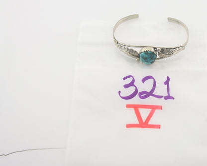Vintage Navajo Bracelet 925 Silver Turquoise Traditional Handmade Authentic