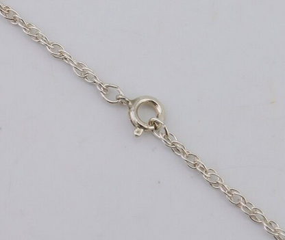 Navajo Royston Turquoise Necklace 925 Silver Artist Signed MC C.80's