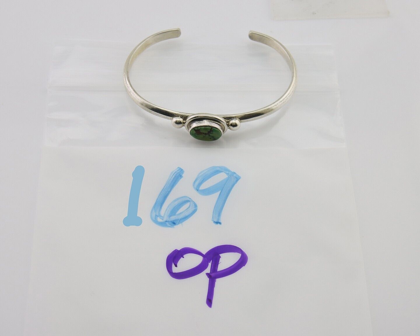 Navajo South West Turquoise Bracelet 925 Silver Artist Native American C.80's