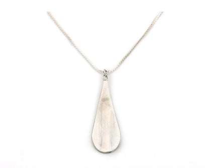 Navajo Necklace Sterling Silver Authentic Inlaid Gemstone Native American