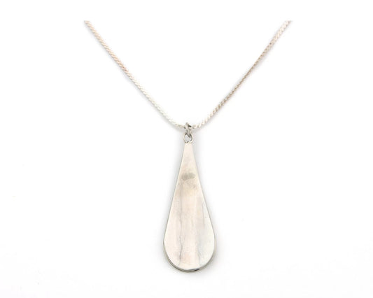 Navajo Necklace Sterling Silver Authentic Inlaid Gemstone Native American