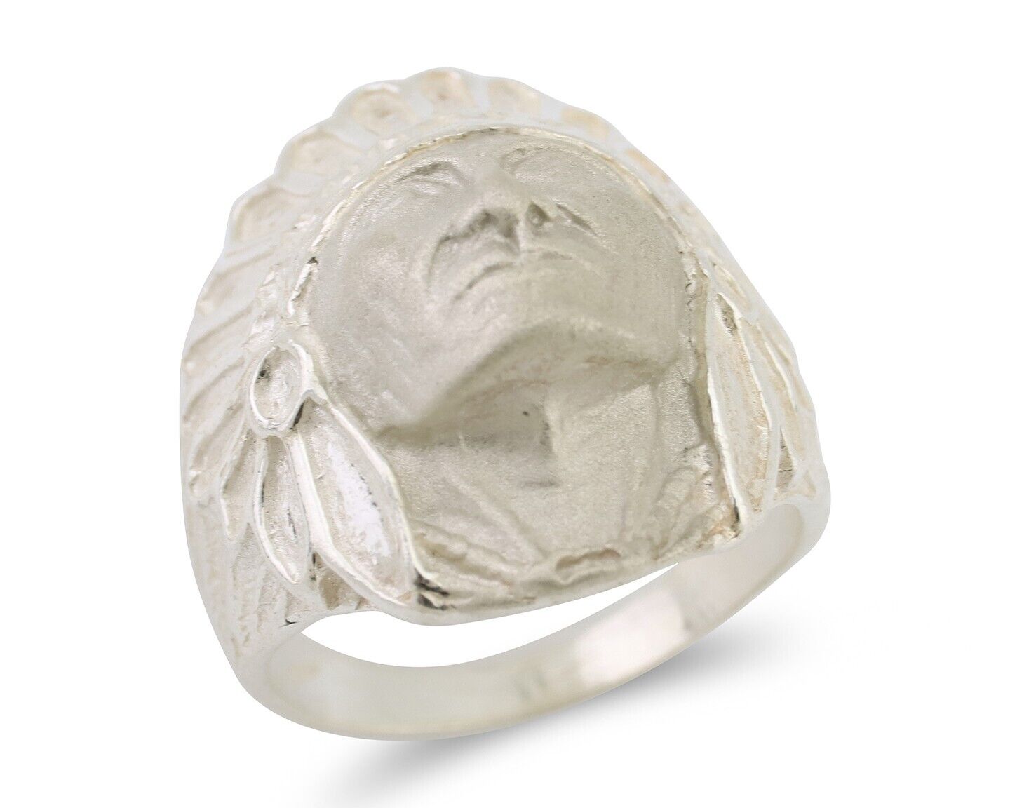 Indian Chief Ring 925 Sterling Silver SOLID CAST 925 STERLING SILVER Size 9.75