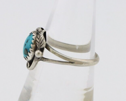 Navajo Ring 925 Silver Turquoise Artist Signed SkyStone Creations C.80's