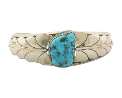 Vintage Navajo Bracelet 925 Silver Turquoise Traditional Handmade Authentic