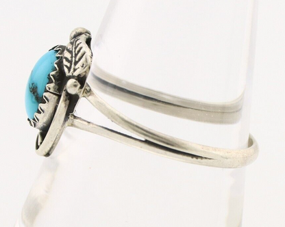 Navajo Ring 925 Silver Turquoise Artist Signed SkyStone Creations C.80's