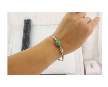 Vintage Navajo Bracelet 925 Silver Turquoise Traditional Handmade Authentic