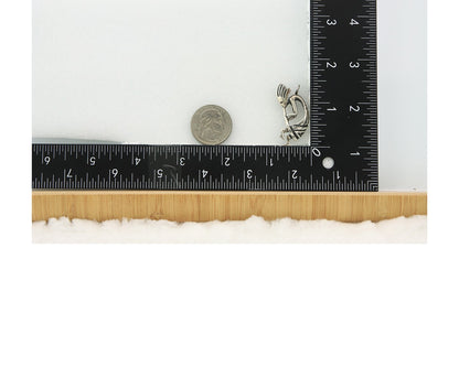 Navajo Kokopelli Pendant Sterling Silver Authentic Traditional Native American