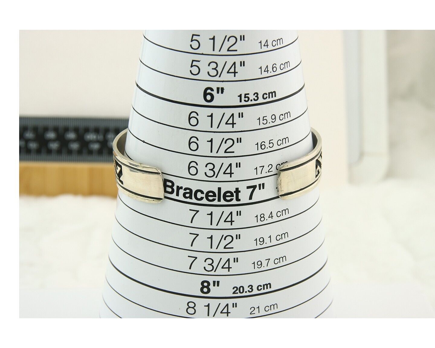 Navajo Bracelet 925 Silver Artist Signed Thomas Singer Cuff Made in the 1980's