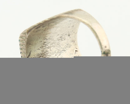 Vintage Zuni Ring 925 Sterling Authentic Natural Gemstone Signed M Size 9.5