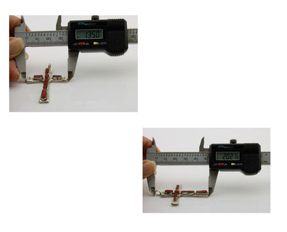 Zuni Cross Pendant 925 Silver Mediterranean Coral Signed J Iule C.80s