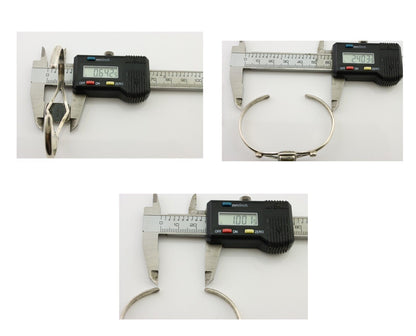 Navajo Handmade Bracelet 925 Silver Natural Green Turquoise Native American C80s