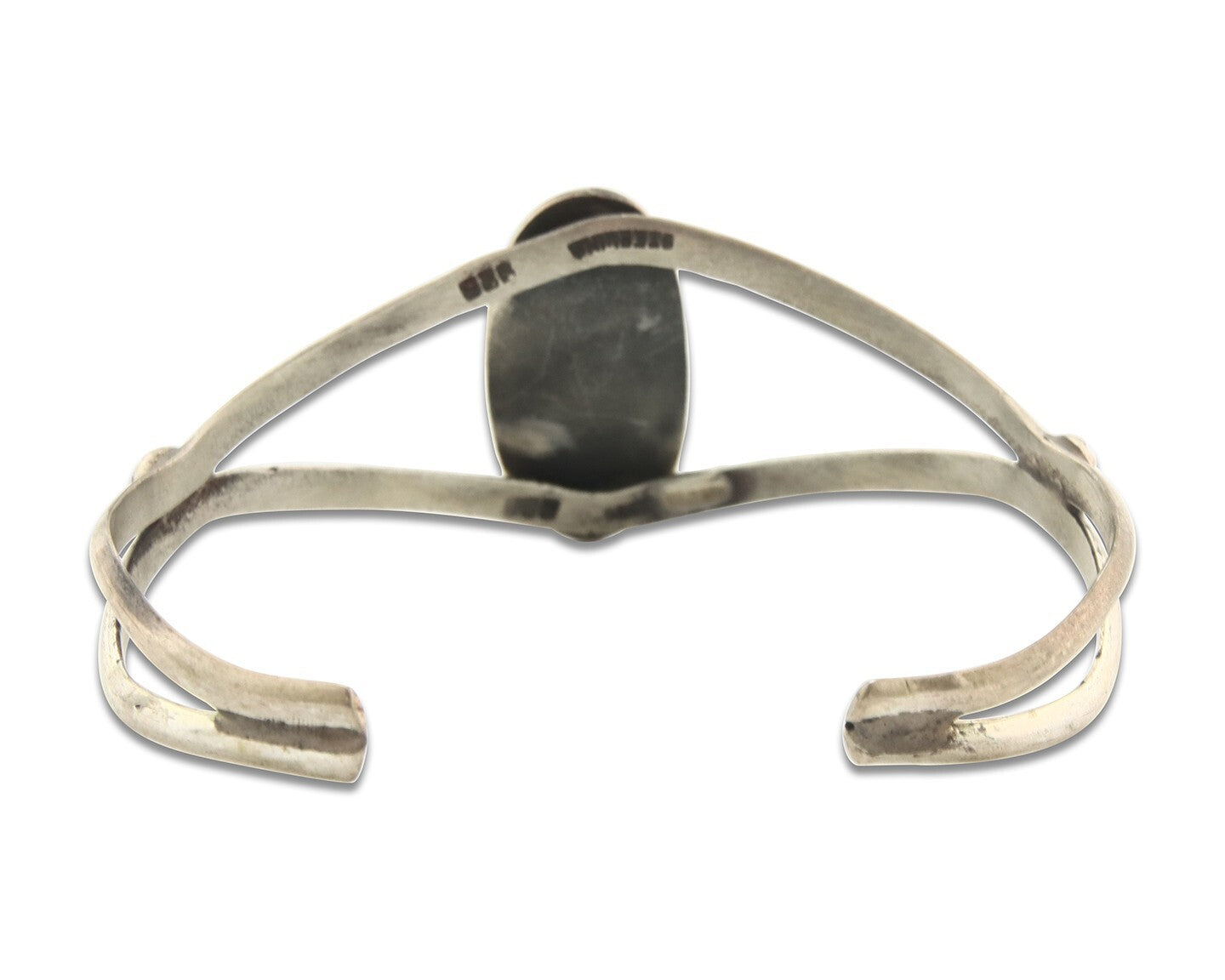 Vintage Navajo Bracelet 925 Silver Blue Turquoise Handmade