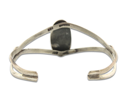 Vintage Navajo Bracelet 925 Silver Blue Turquoise Handmade