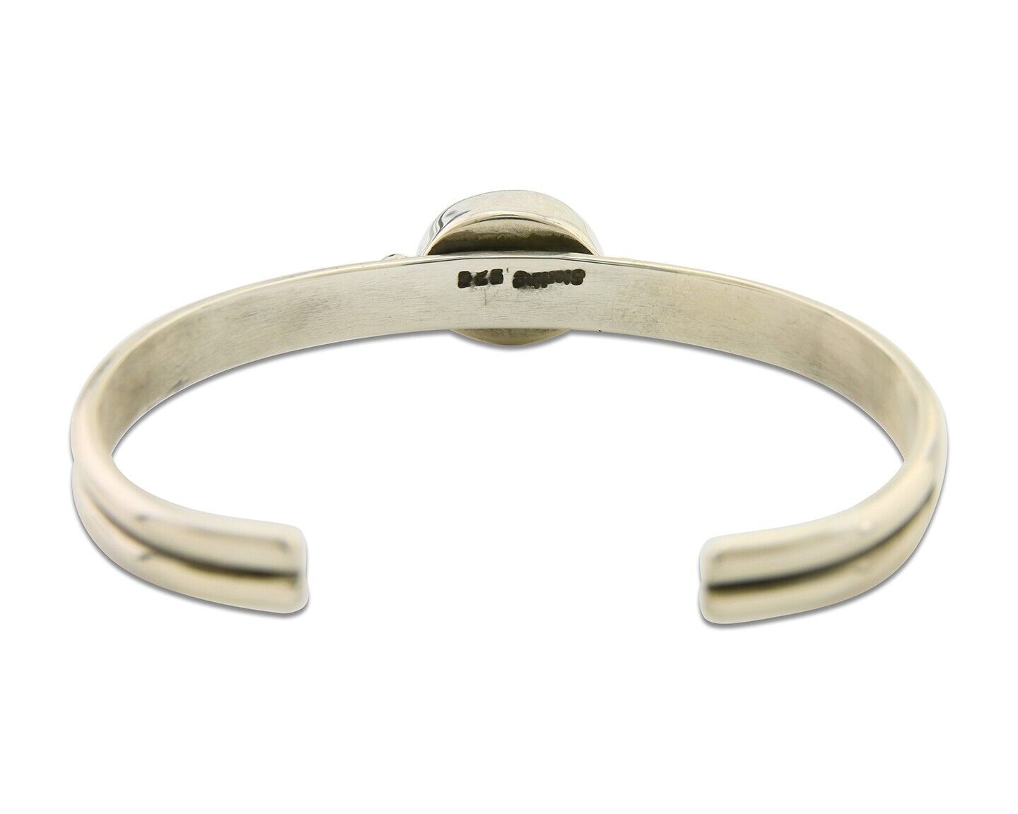 Navajo Cuff Bracelet 925 Silver Turquoise Cuff Native American Artist C.80's