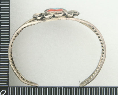 Vintage Navajo Bracelet 925 Silver Handmade Authentic Gemstone Traditional
