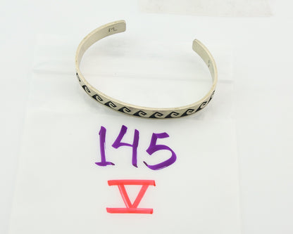 Vintage Hopi Bracelet 925 Silver Signed Effie Tawahongva & ML Authentic