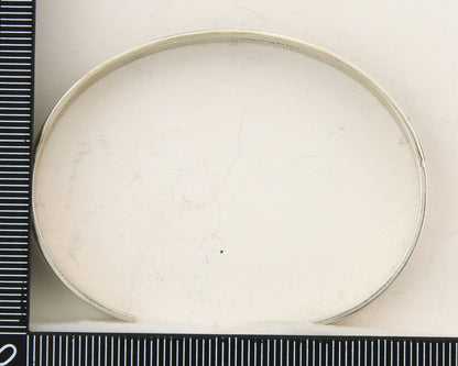 Navajo Bracelet 925 Silver & 12k Yellow Gold Filled Signed R C.80's