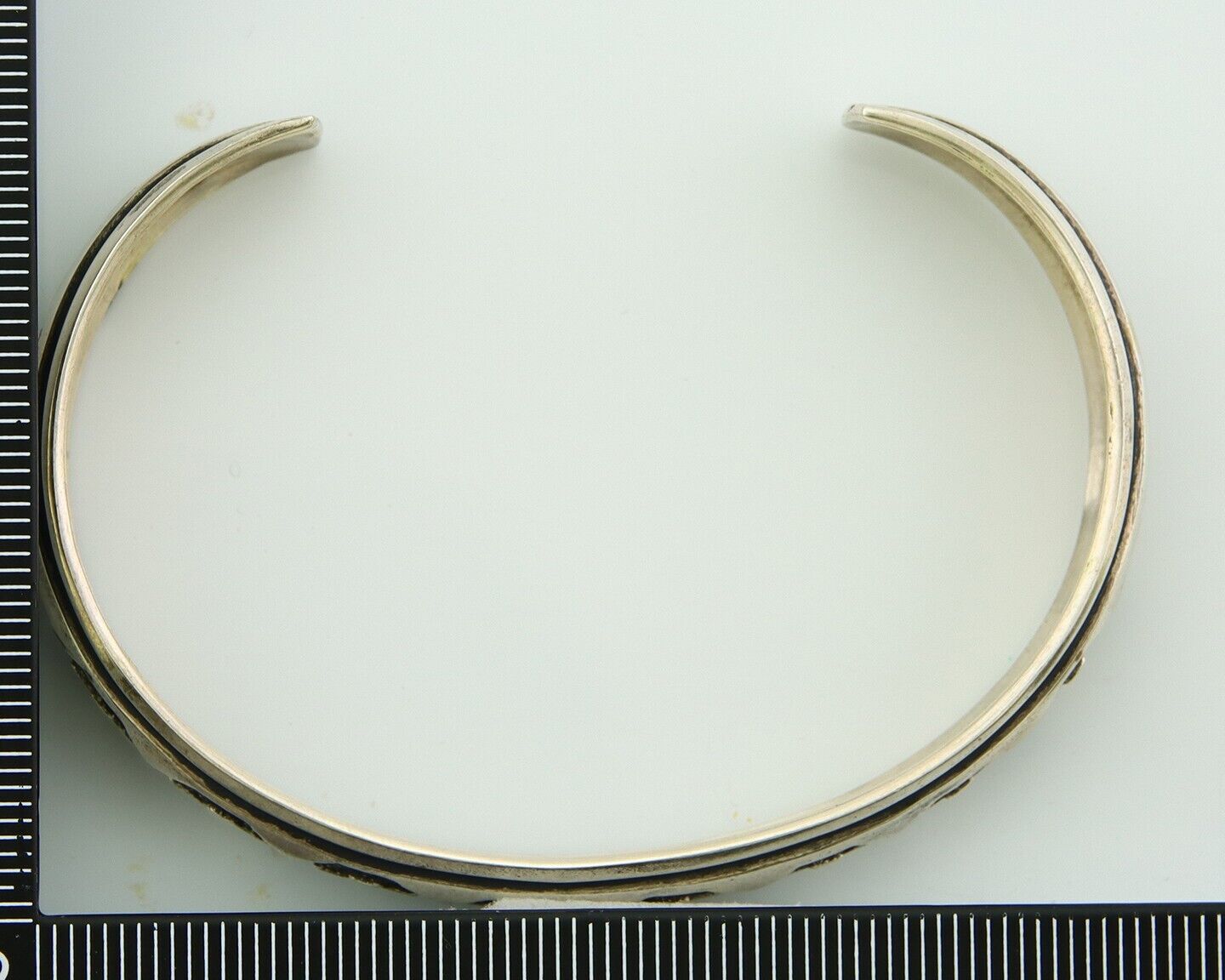 Navajo Bracelet 925 Silver Handmade Cuff Artist Signed Tommy Singer C.80's