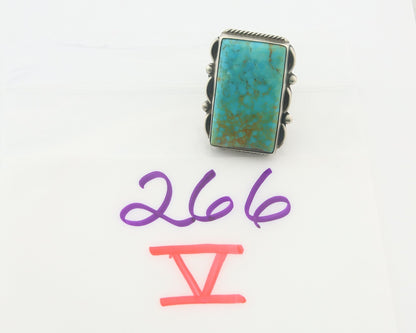 Vintage Ring 925 Sterling Authentic Turpen's Pawn Vault Turquoise Size 10