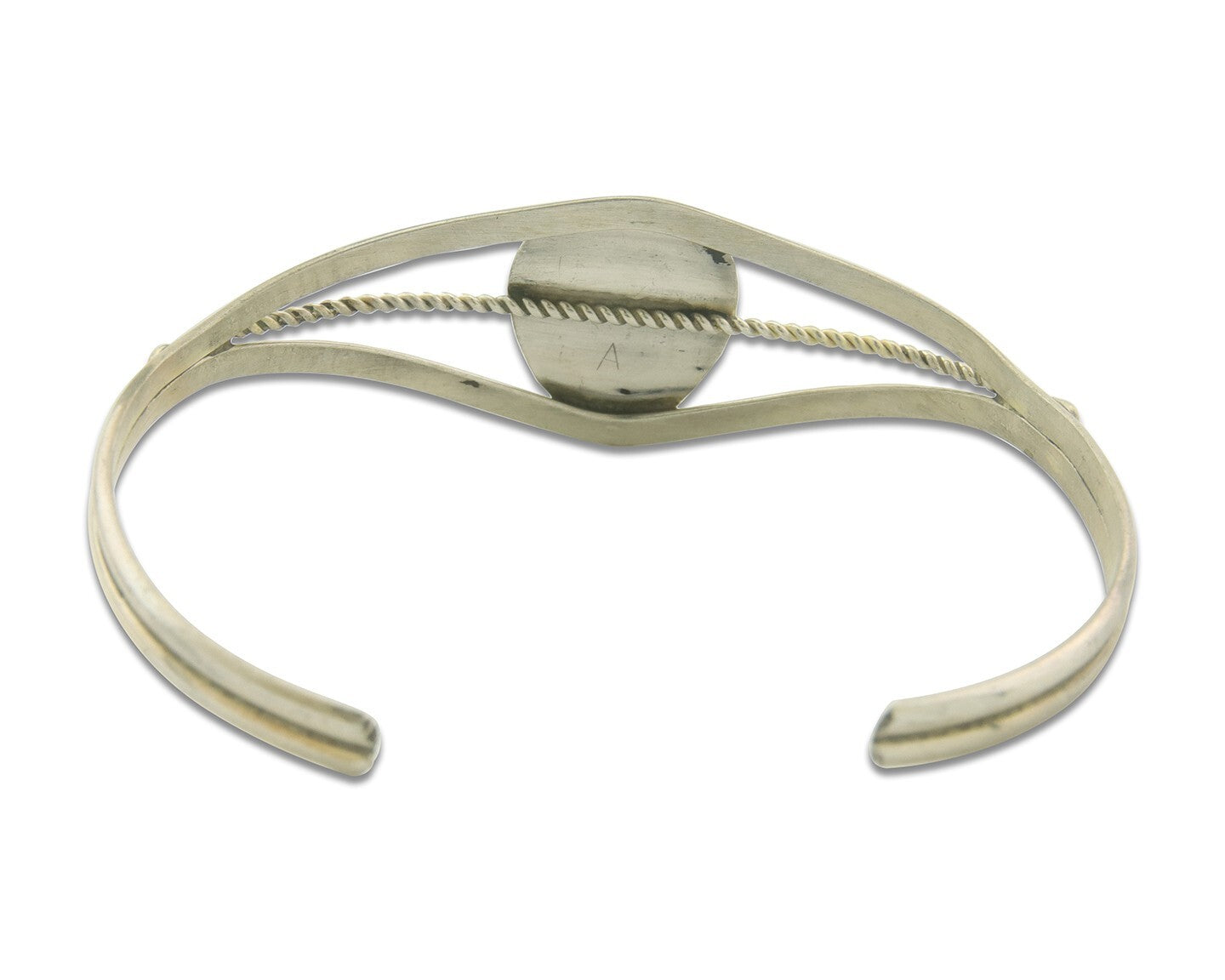 Navajo Bracelet 925 Silver Handmade Animal Claw Cuff Native American Artist C80s