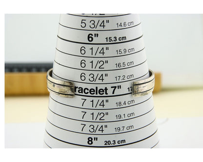 Navajo Bracelet 925 Silver Handmade Cuff Artist Signed TJB C.80's