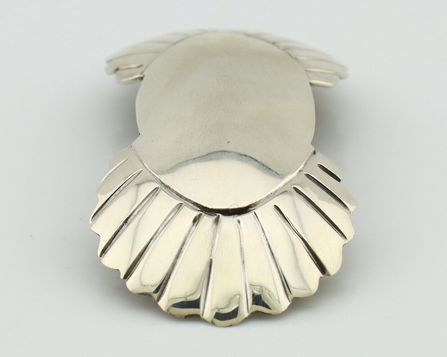 Women's Navajo Hair Clip Hand Stamped 925 Silver Artist Signed C Montoya C.80's