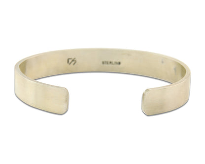 Hopi Bracelet 925 Silver Handmade Signed Darren Seweyestewa C.80's