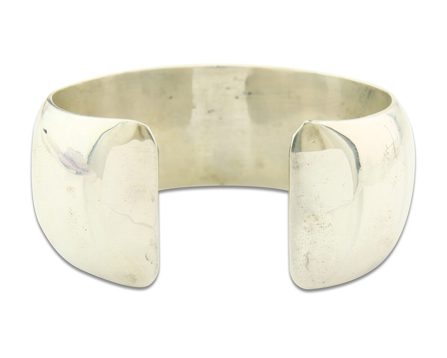 Navajo Bracelet 925 Silver Handmade Cuff 23.5 mm Wide C.80's