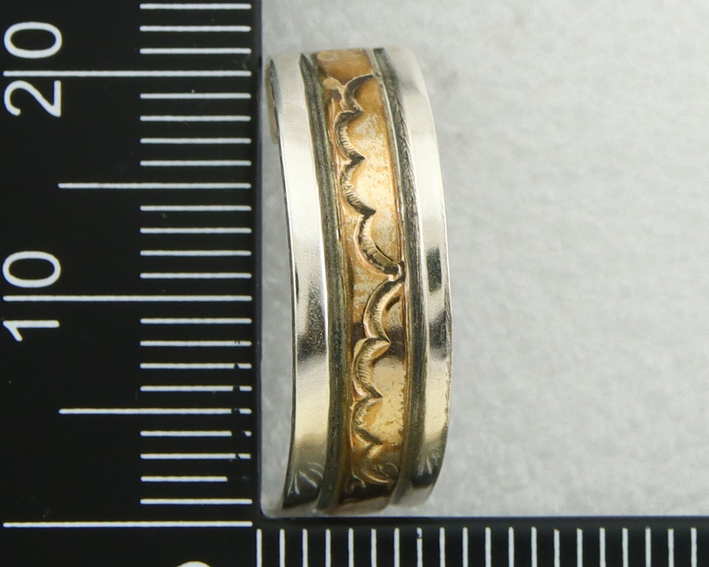 Navajo Hoop Earrings 925 Silver & Gold Artist Signed Randall Endito C.80's