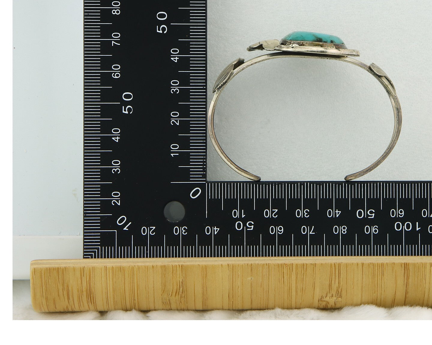 Vintage Navajo Bracelet 925 Silver Turquoise Handmade Authentic Signed AE