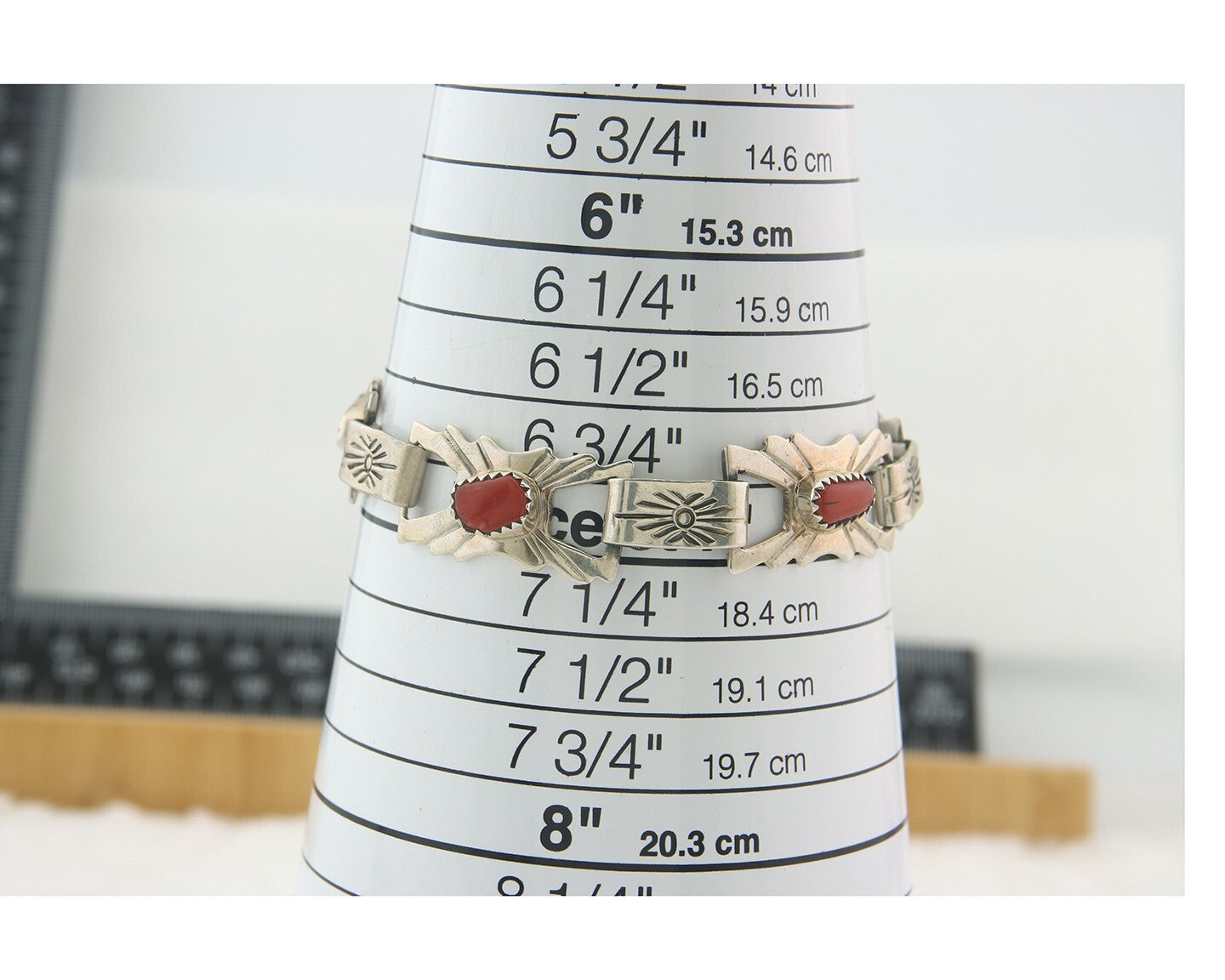 Vintage Navajo Bracelet 925 Silver Handmade Authentic Traditional Signed DM