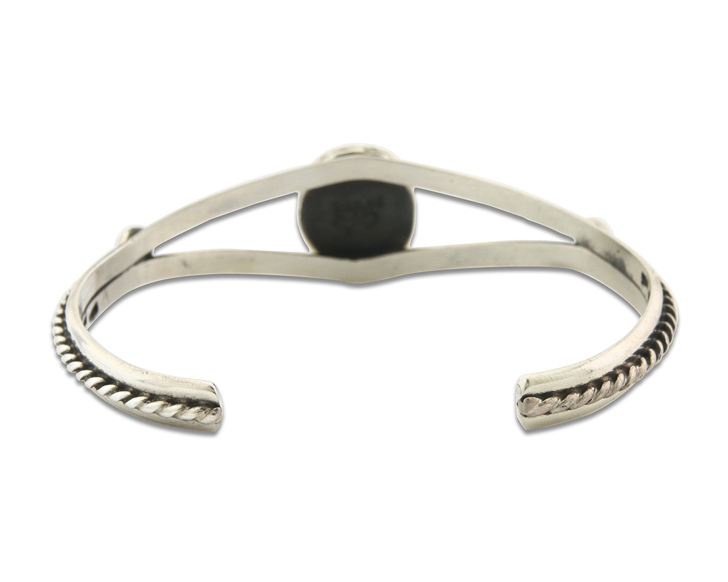 Vintage Navajo Bracelet 925 Silver Turquoise Tranditional Handmade Signed Gecko